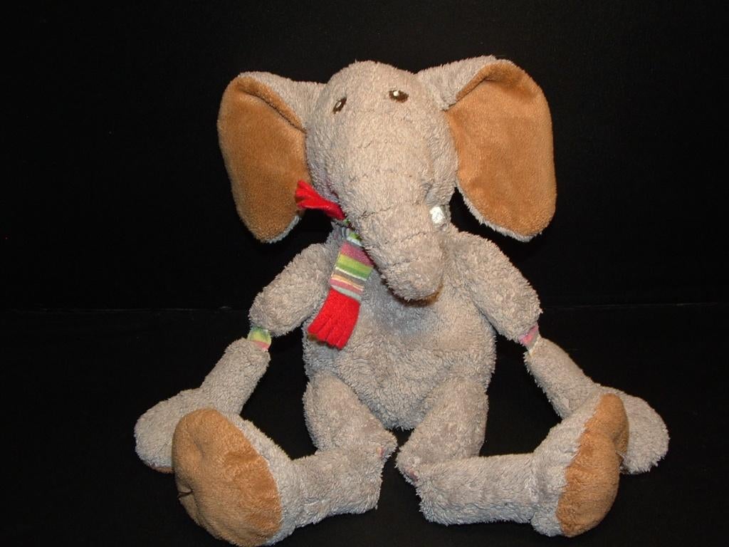 HAPPY HORSE OLIFANT ELEPHANT JOLLY PLUCHE KORTHARIG, Ophalen of Verzenden, Nieuw, Overige typen