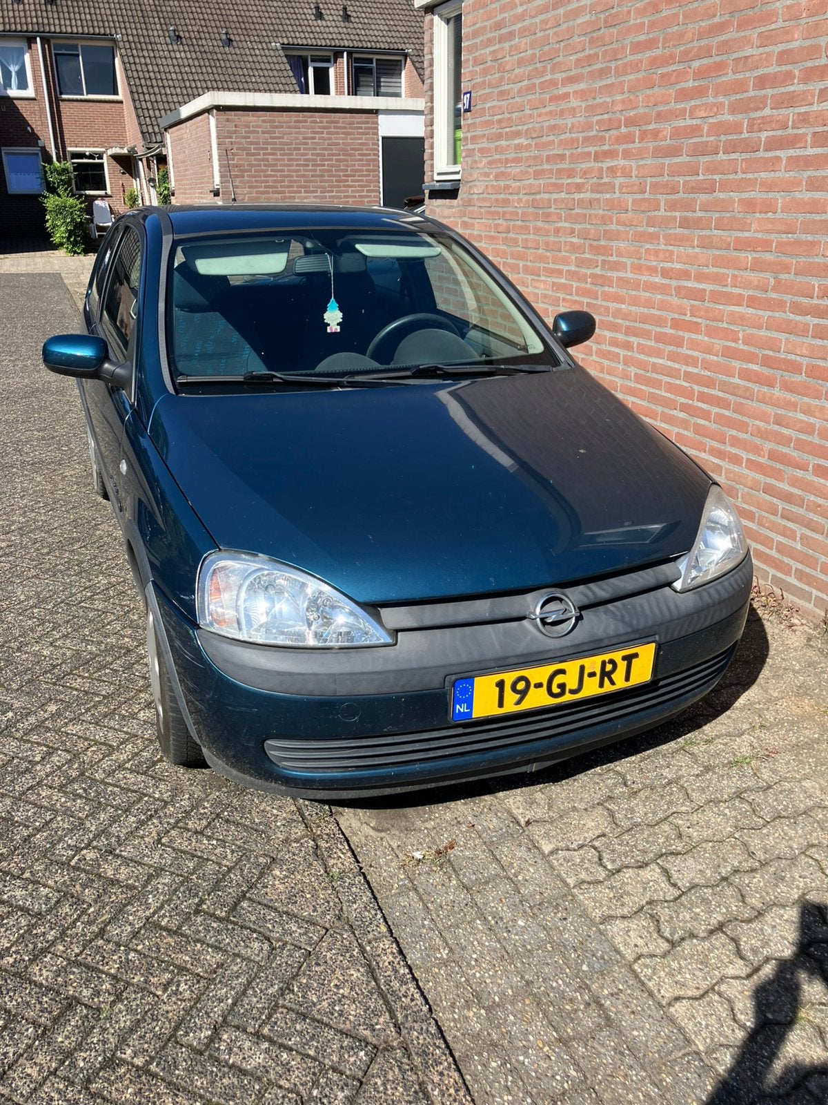 Opel Corsa 1.2 16V 3D 2000 Groen apk dec 26, Voorwielaandrijving, 74 pk, 31 €/maand, Origineel Nederlands