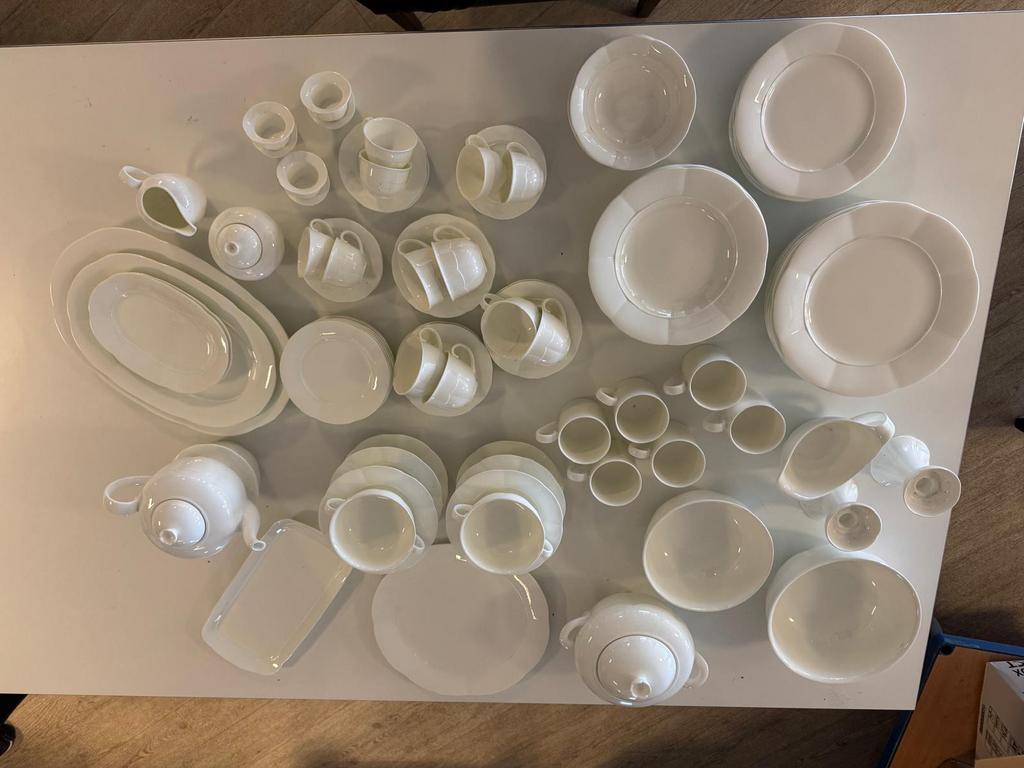 Villeroy & Boch servies Damasco Weiss, Ophalen of Verzenden, Zo goed als nieuw, Porselein, Overige stijlen