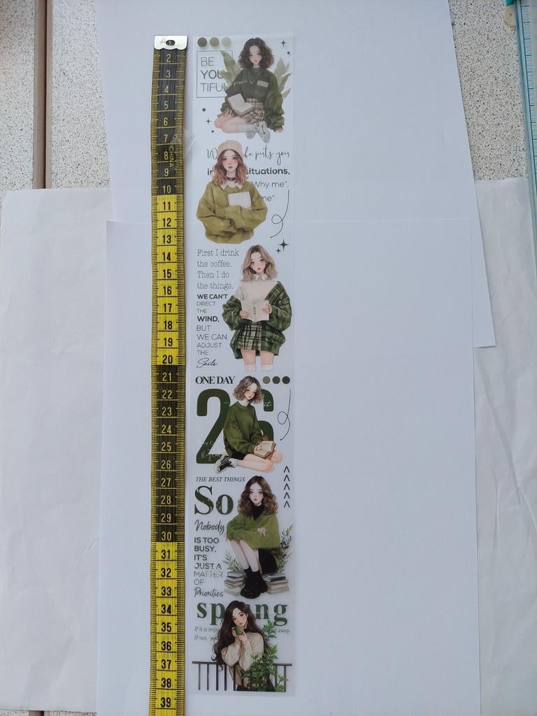 1 Loop pettape Be you tiful, Ophalen, Nieuw, Versiering of Embellishment