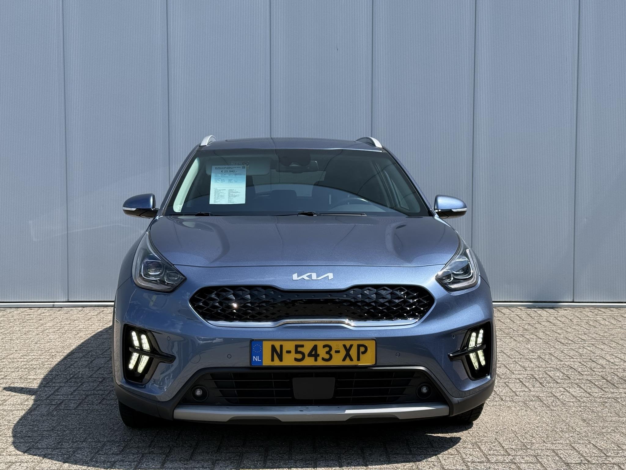 Kia Niro 1.6 GDi Hybrid 141pk DCT6 ExecutiveLine | Stoel- en, Auto's, Kia, Stof, Gebruikt, 2 kWh, Blauw