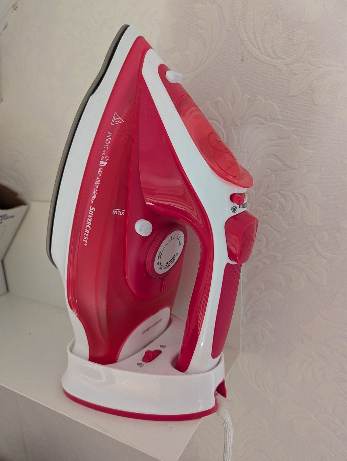 Silvercrest Strijkijzer - Rood/Wit, Witgoed en Apparatuur, Ophalen of Verzenden