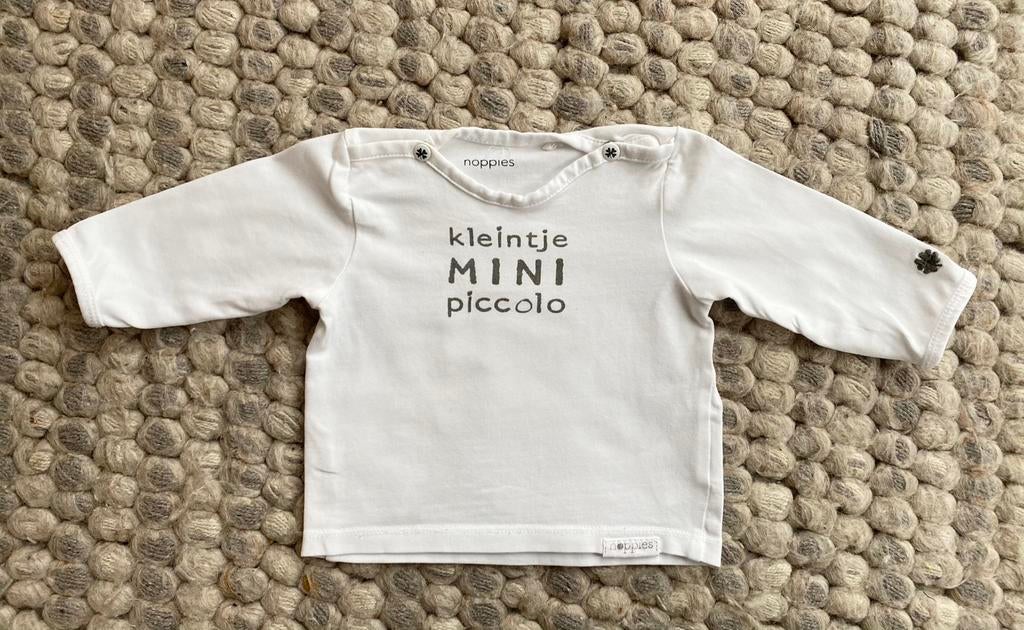Noppies shirtje / truitje maat 50, Kinderen en Baby's, Babykleding | Maat 50, Truitje of Vestje, Ophalen of Verzenden, Zo goed als nieuw