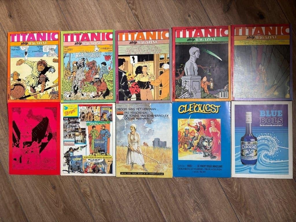 Titanic strip magazine, Gelezen, Verzenden, Arboris, Meerdere stripboeken