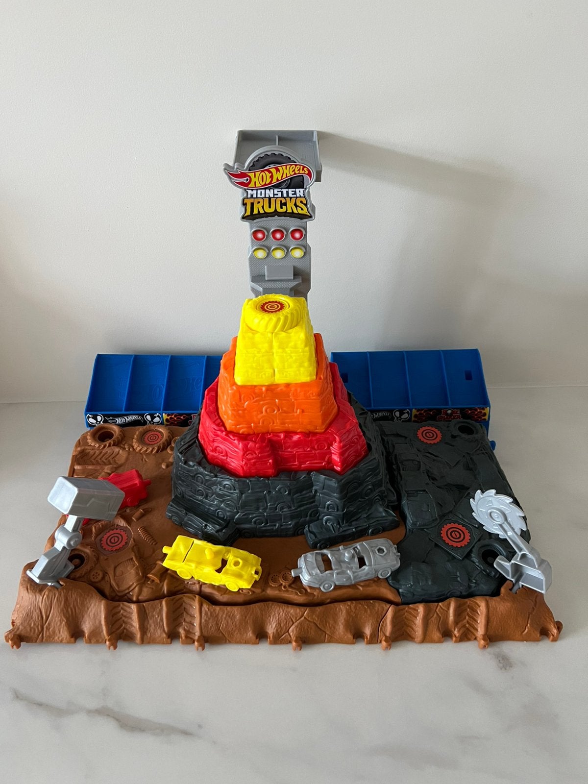 Hotwheels - Monster Truck Arena -, Ophalen, Zo goed als nieuw, Handmatig, Hot Wheels