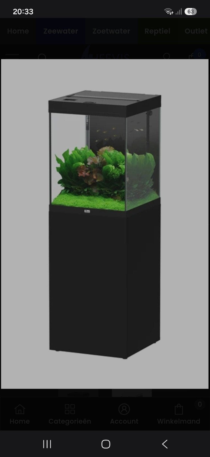 Aqualantis aqua tower 163, Dieren en Toebehoren, Vissen | Aquaria en Toebehoren, Ophalen, Gebruikt, Leeg aquarium