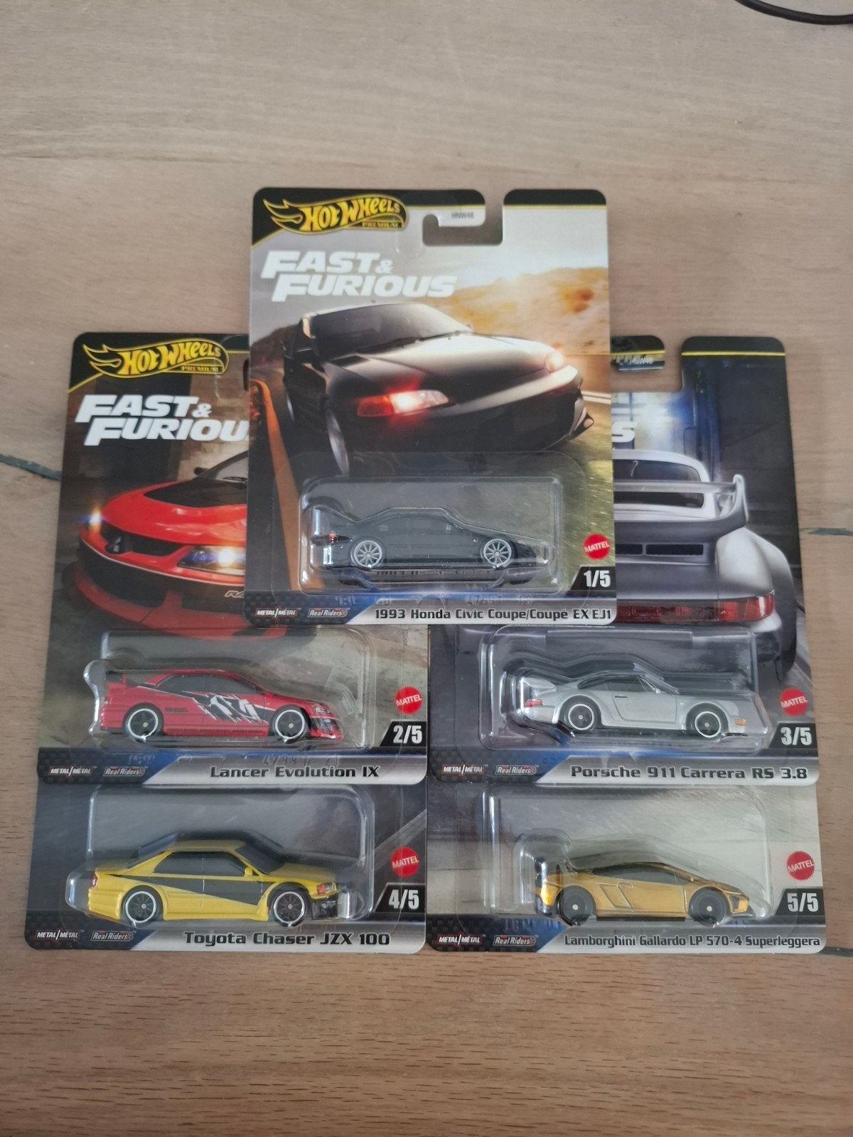 Hot Wheels Premium Fast and Furious set, Hobby en Vrije tijd, Modelauto's | Overige schalen, Ophalen of Verzenden, Nieuw, Auto