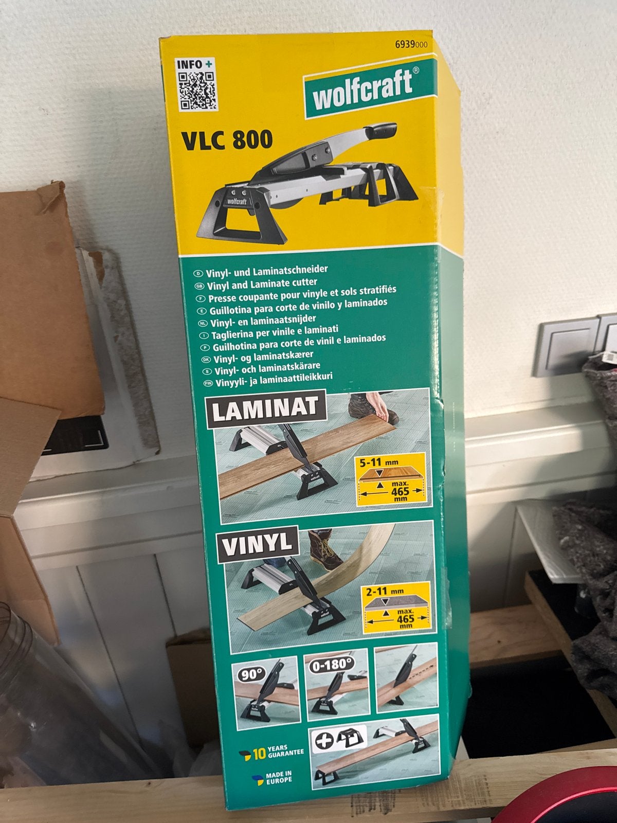 Wolfcraft VLC 800 Vinyl- en Laminaatsnijder, Ophalen of Verzenden, Nieuw, Snijgereedschap