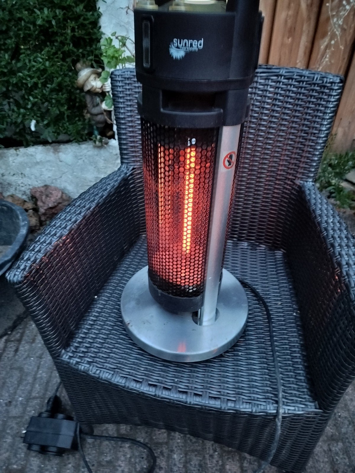 Halogeen Tafelverwarming met LED en Afzetblad, Ophalen, Gebruikt, Elektrisch, Vloer