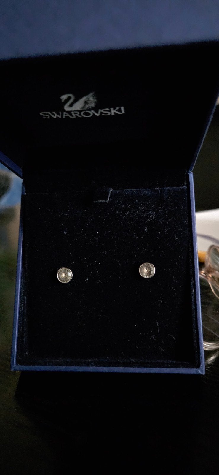 swarovski oorknopjes, Met kristal, Overige materialen, Ophalen of Verzenden, Zo goed als nieuw