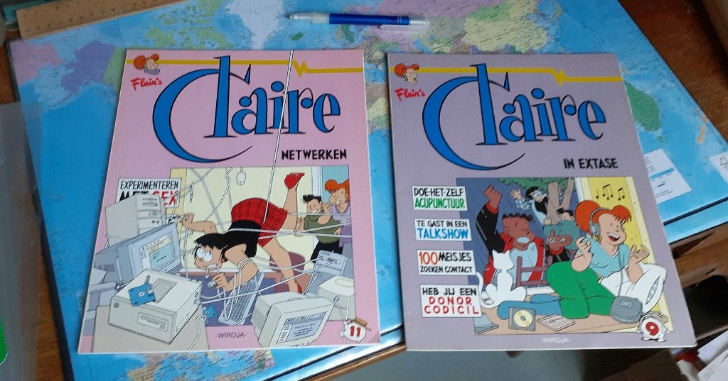 3X Claire - Flair's, Meerdere stripboeken, Verzenden, Zo goed als nieuw