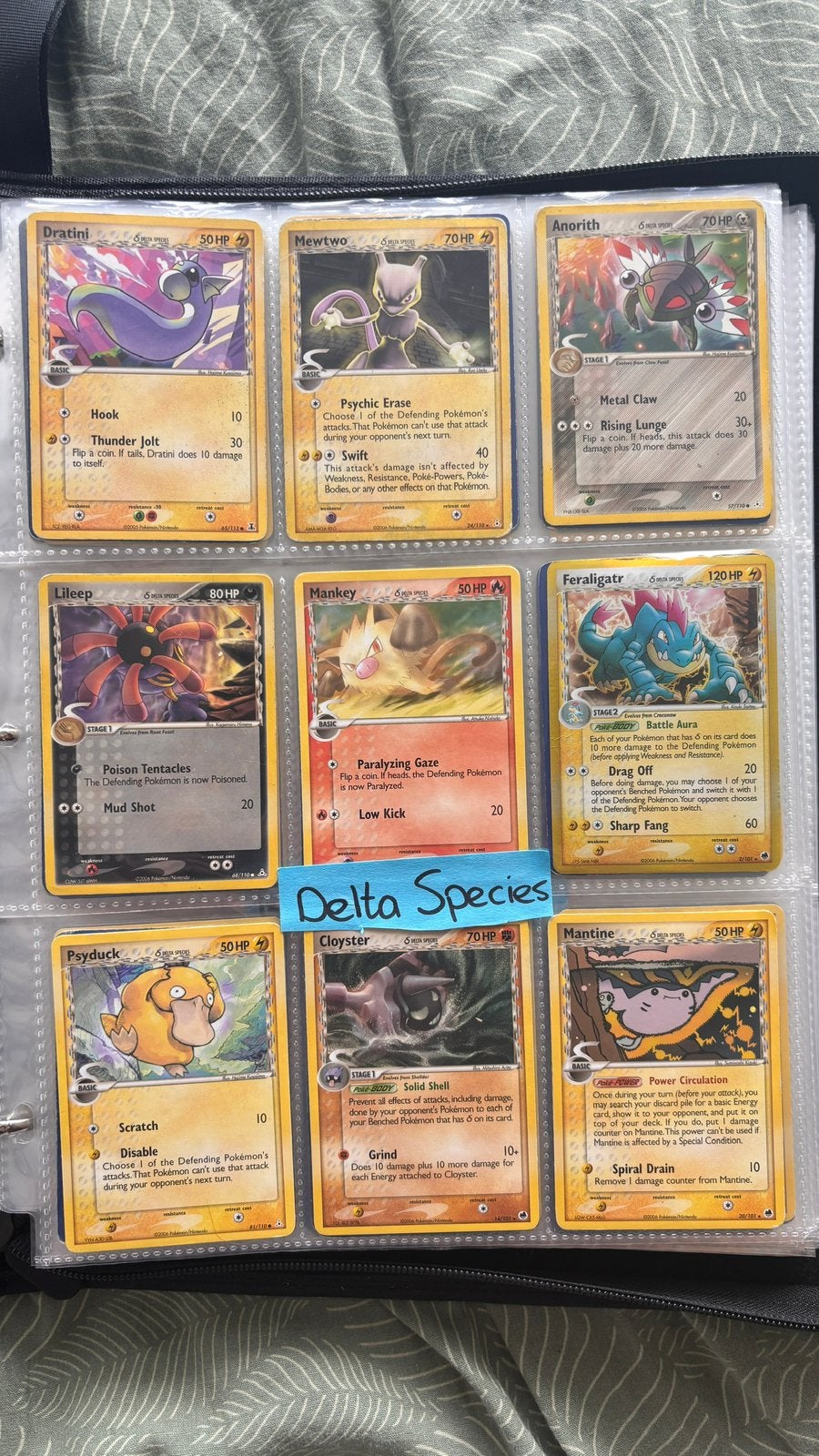 Delta Species Collectie Pokemon - Unieke Collectie, Ophalen of Verzenden, Gebruikt, Meerdere kaarten