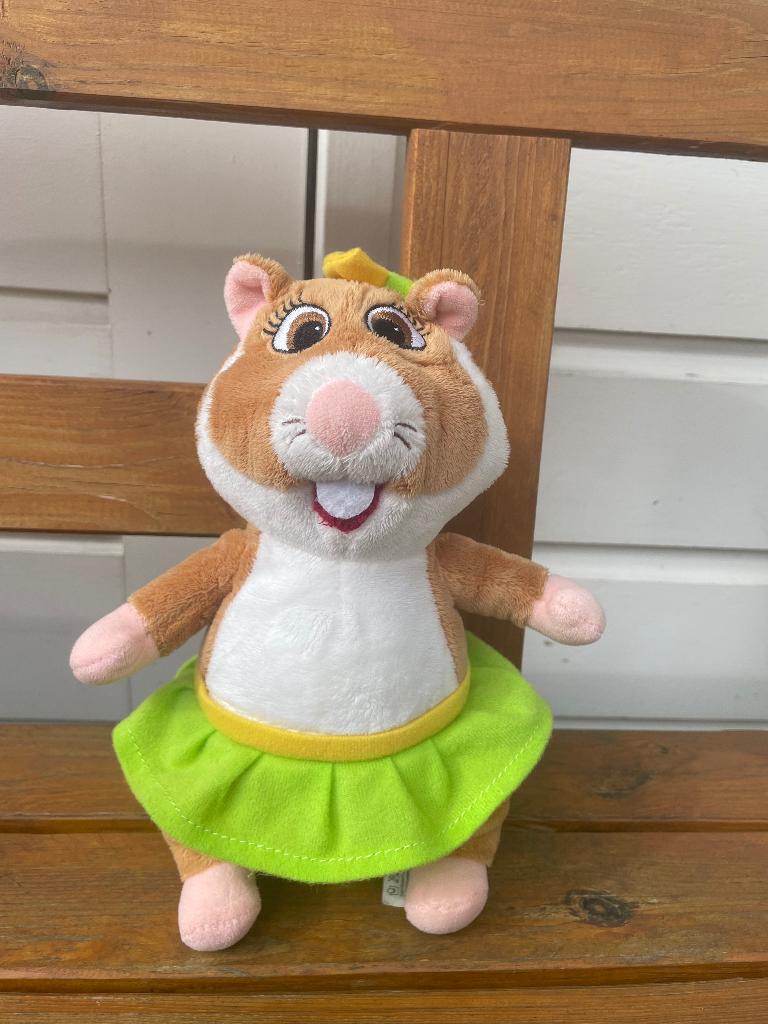 Albert Heijn ah knuffel hamster ballerina | groen geel rokje, Verzamelen, Albert Heijn, Ophalen of Verzenden