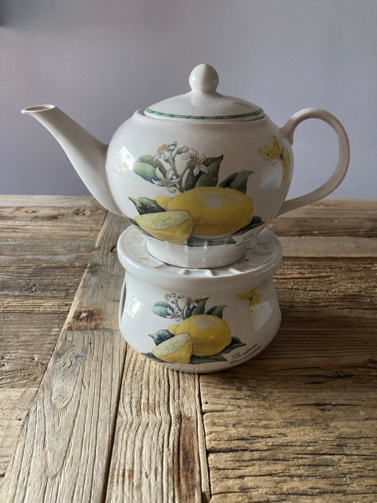 Botania Citroen Theepot met Theelicht - Janneke Brinkman, Ophalen of Verzenden