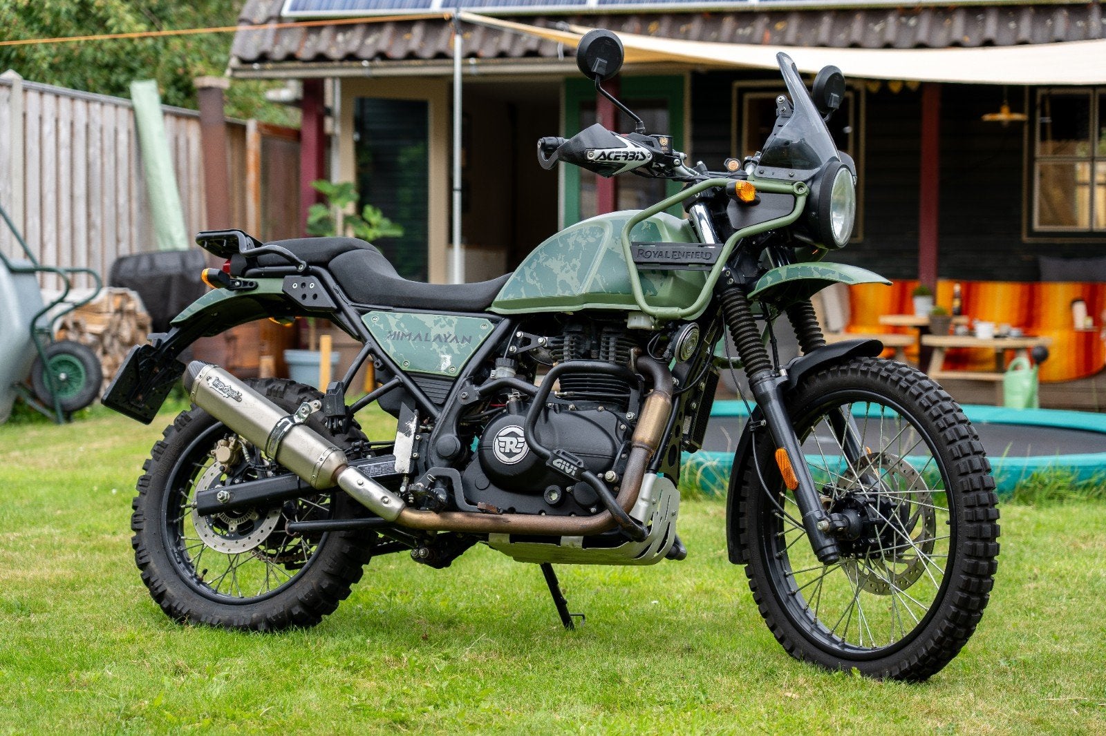 Royal Enfield Himalayan (2021) Pine Green - Offroad klaar!, Motoren, Motoren | Royal Enfield, 411 cc, Gebruikt, Particulier, Enduro