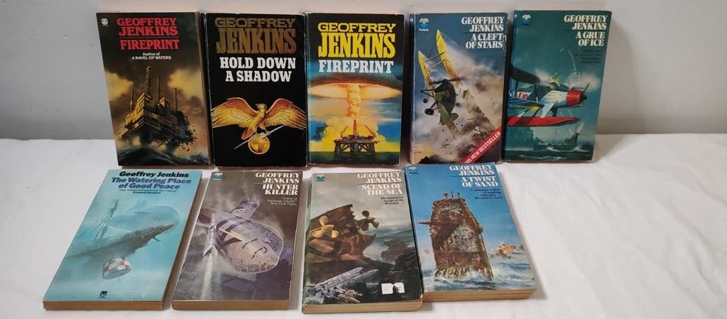 9x GEOFFREY JENKINS samen voor 10 euro, Ophalen of Verzenden, Gelezen, Geoffrey Jenkins, Europa overig