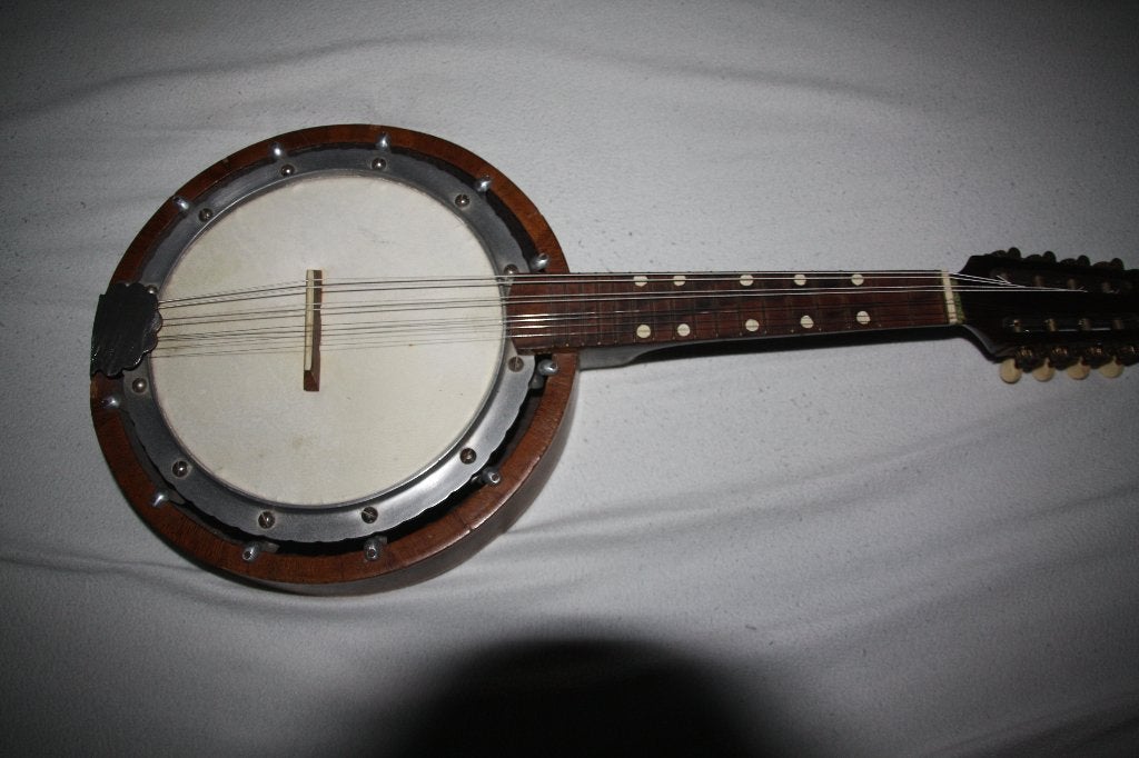 mandoline banjo, Muziek en Instrumenten, Ophalen of Verzenden, Gebruikt, Mandolinebanjo