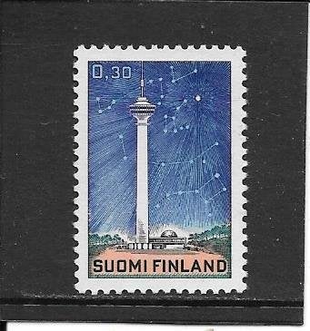 Finland televisietoren, Postzegels en Munten, Postzegels | Europa | Scandinavië, Ophalen of Verzenden, Finland, Postfris
