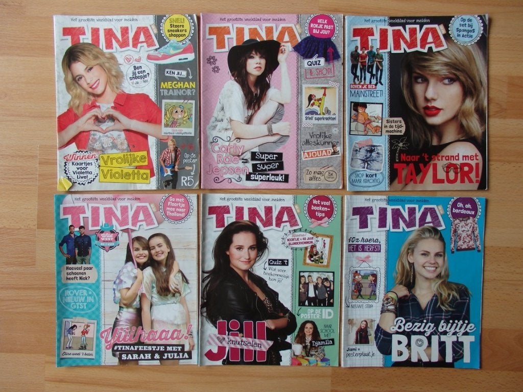 Tina uit 2015 (6 stuks), Boeken, Tijdschriften en Kranten, Gelezen, Ophalen