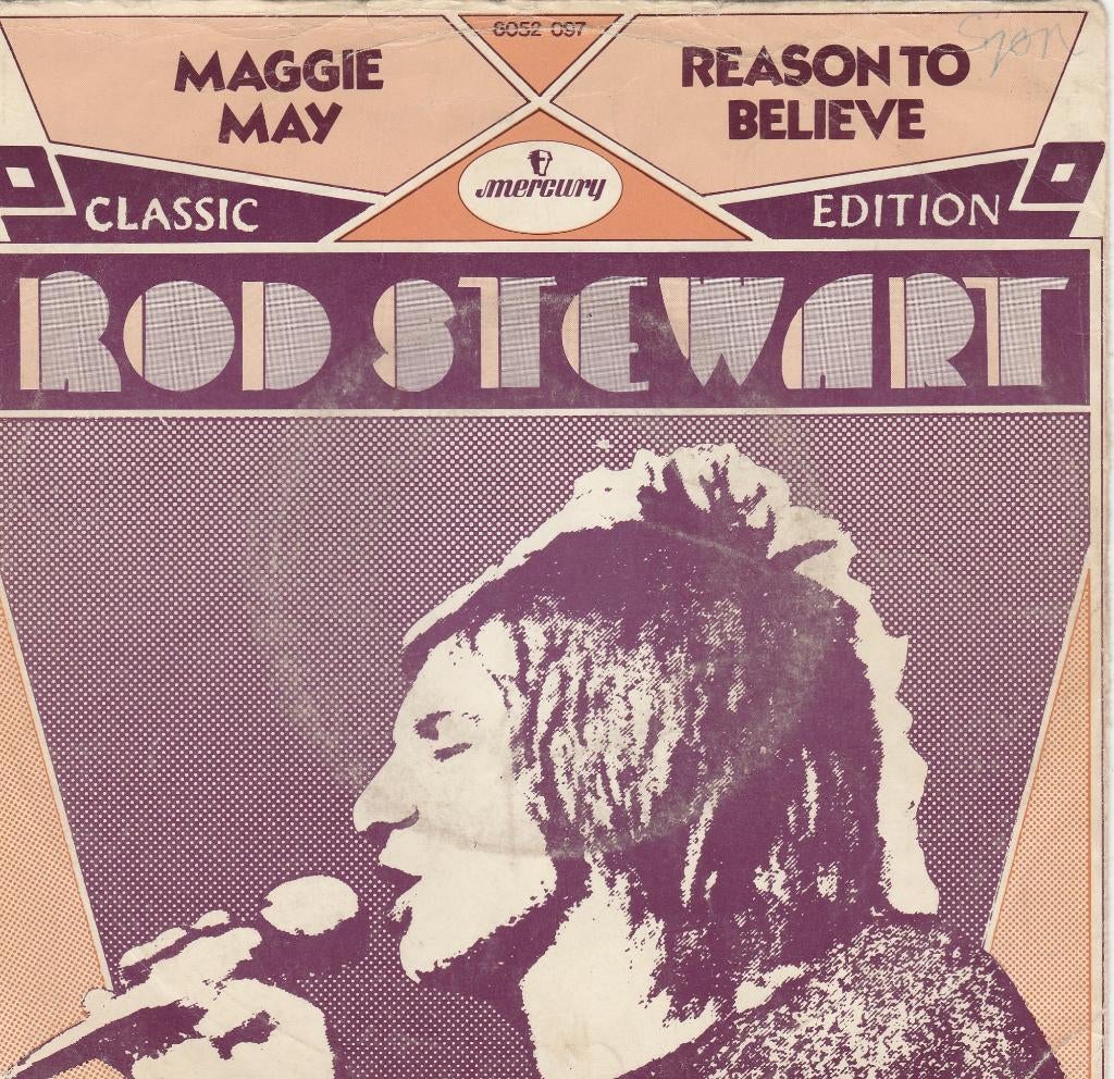 Rod Stewart - Reason To believe - Maggie May -ook VERZENDEN, Cd's en Dvd's, Vinyl Singles, Ophalen, Gebruikt, Pop