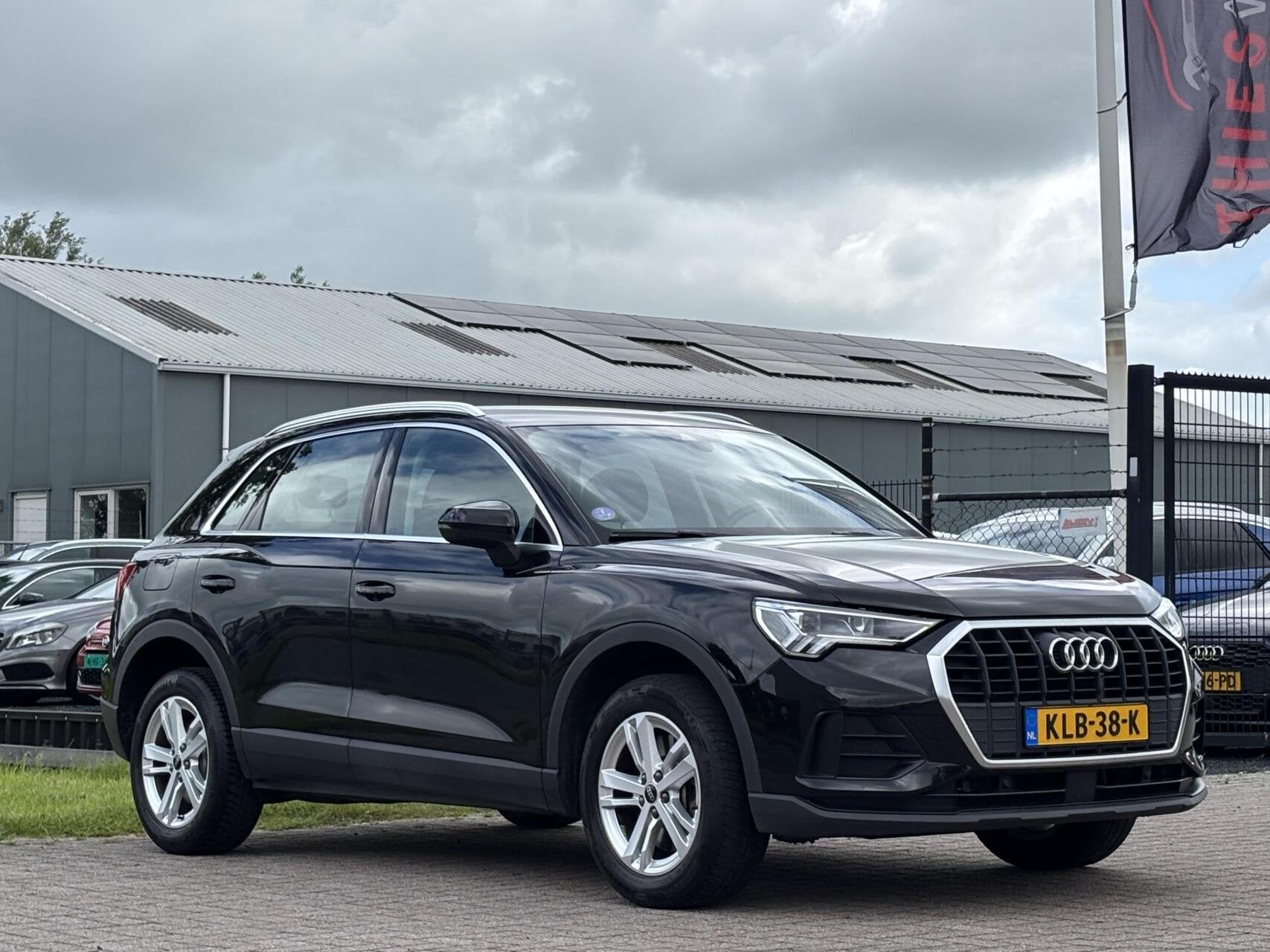 Audi Q3 45 TFSI e Hybrid Advanced edition cruise camera pdc, Auto's, Audi, Gebruikt, Euro 6, Zwart, Hybride Elektrisch/Benzine