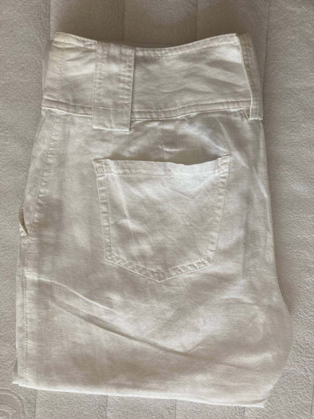 Zara Basic Witte Linnen/Katoen Zomerbroek Maat M, Kleding | Dames, Maat 38/40 (M), Wit, Ophalen of Verzenden, Lang