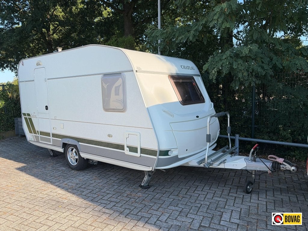 Chateau Calista 390 CT Mover/Voortent/Fietsdr., Caravans en Kamperen, Chateau, Schokbreker, Bedrijf, Treinzit