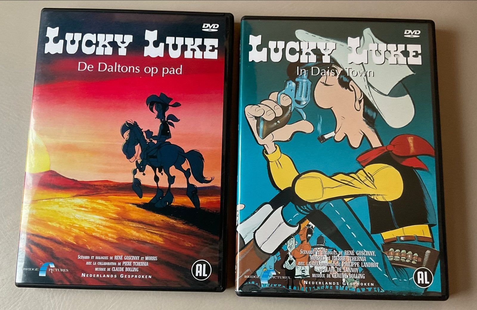 Lucky Luke DVD Box: In Daisy Town & De Daltons op Pad, Animatie, Verzamelbox, Alle leeftijden, Zo goed als nieuw