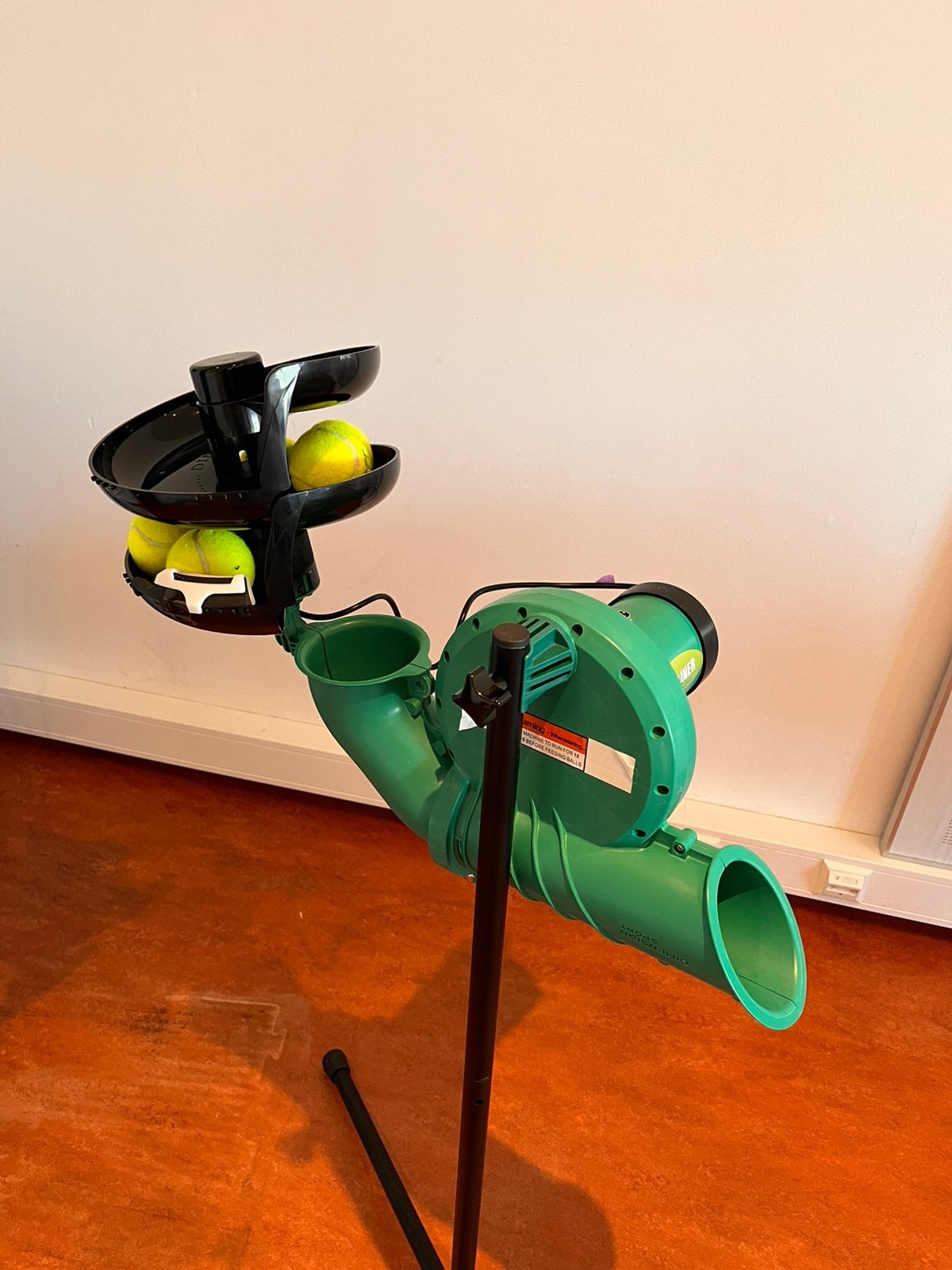 Ballenkanon, ballenschieter, tennistrainer, Sport en Fitness, Tennis, Ophalen, Zo goed als nieuw, Racket, Overige merken