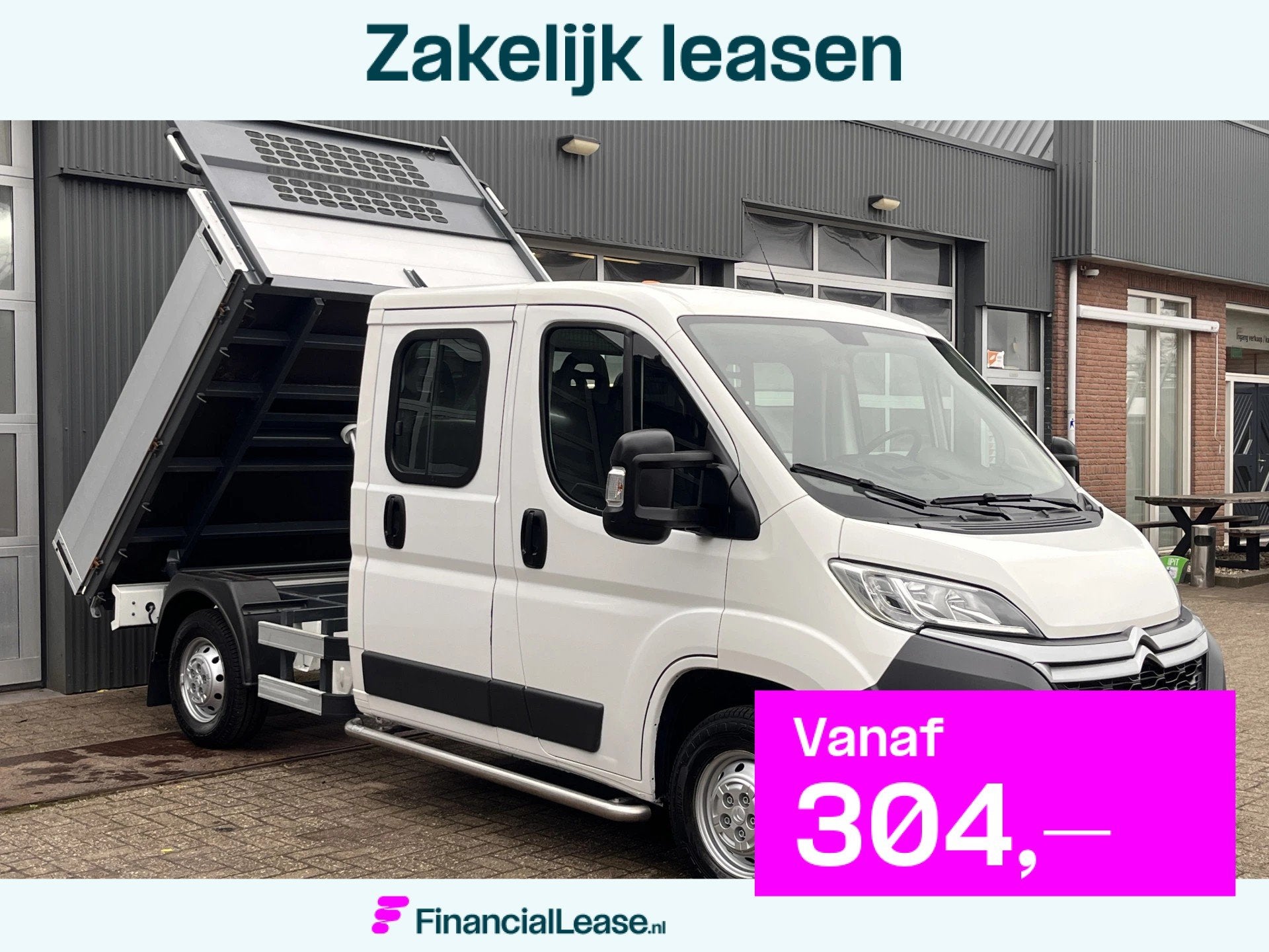 Citroën Jumper 35 2.0 BlueHDi DC Euro 6 Kipper Kieper Trekh, Voorwielaandrijving, Gebruikt, 4 cilinders, Citroën
