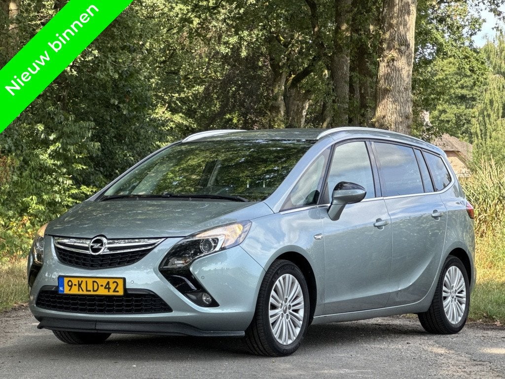 Opel Zafira Tourer 1.4 Design Ed. 7p.2de eigenaar apk 5-27, Auto's, 1513 kg, Euro 5, Gebruikt, 4 cilinders