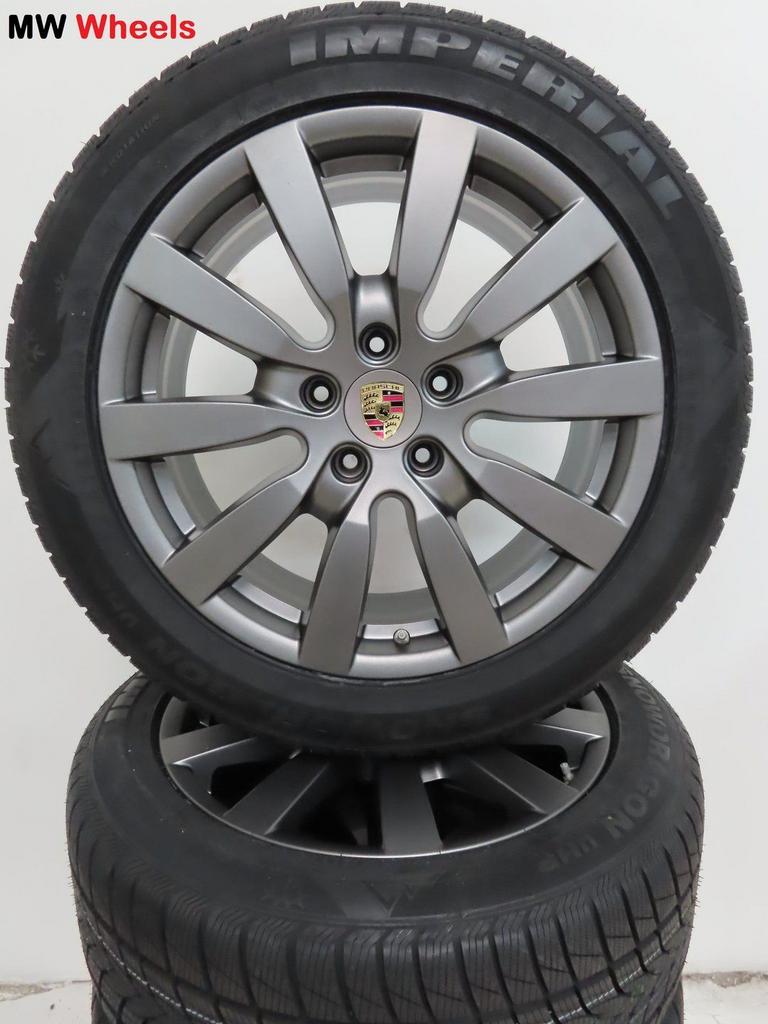 Porsche 20 inch Origineel Cayenne velgen met winterbanden, -, 275 mm, -, Banden en Velgen