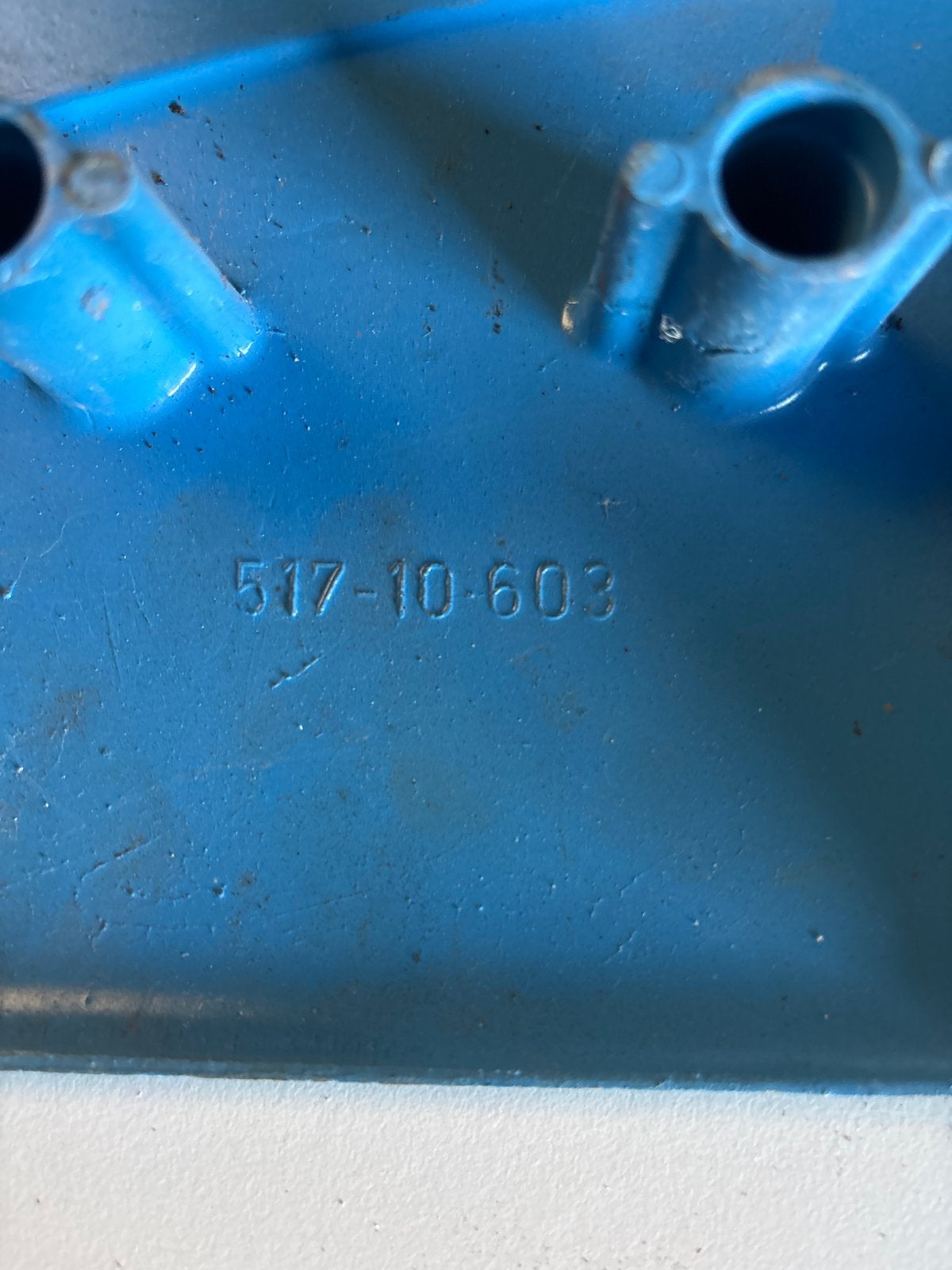 Zundapp zijkap rechts aluminium - Blauw (517-10-603), Ophalen of Verzenden, Gebruikt, Kap