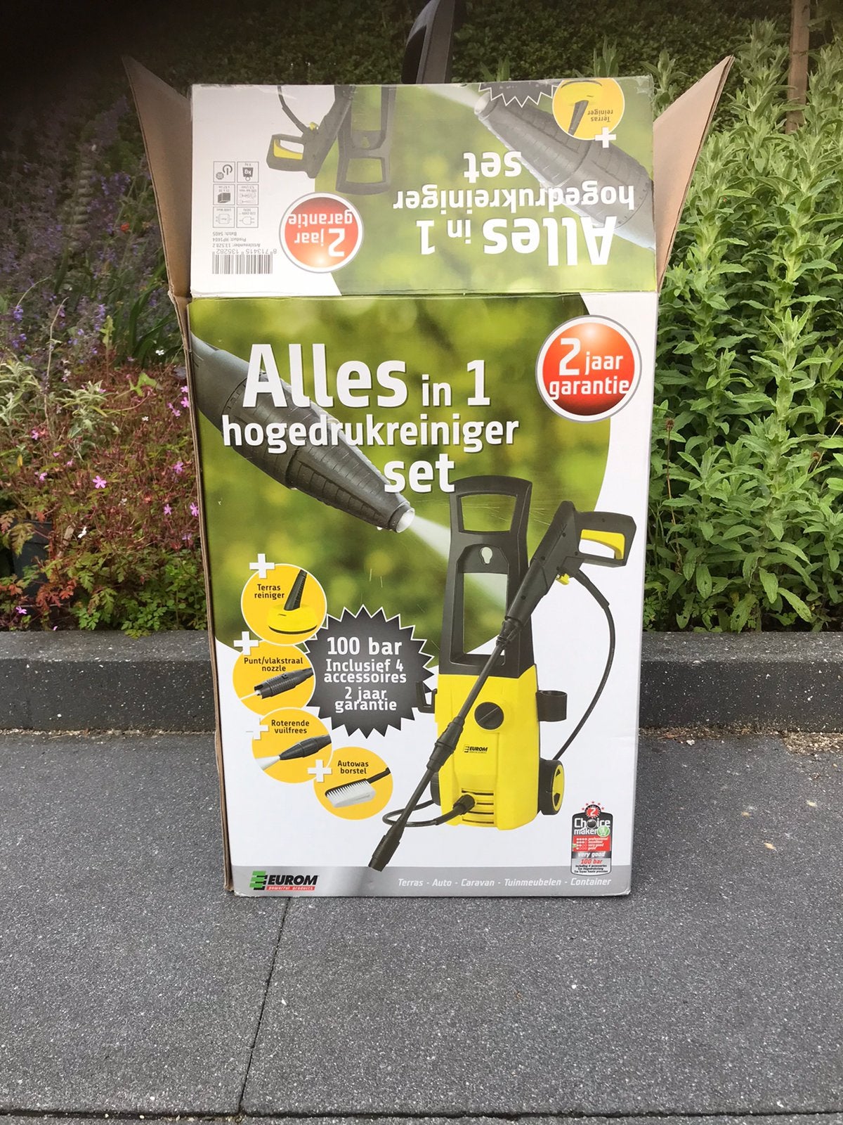 Hogedrukreiniger eurom, Ophalen, Gebruikt, Elektrisch