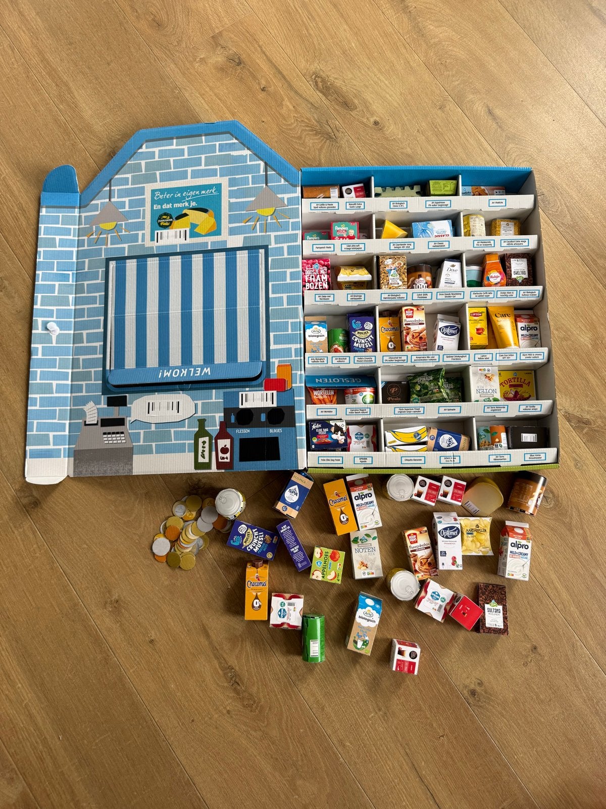 Albert Heijn mini supermarkt mini boodschappen, Ophalen of Verzenden, Gebruikt