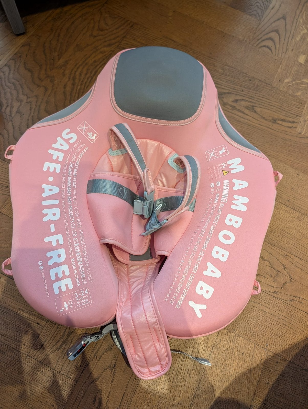 Mambo baby float roze, Kinderen en Baby's, Babykleding | Baby-zwemkleding, Ophalen of Verzenden, Zo goed als nieuw, Meisje