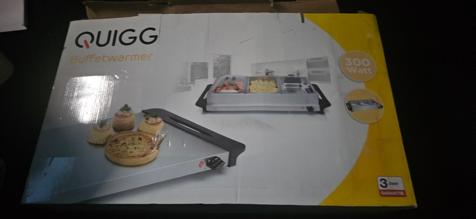 QUIGG Buffetwarmer - 300 Watt, Ophalen of Verzenden