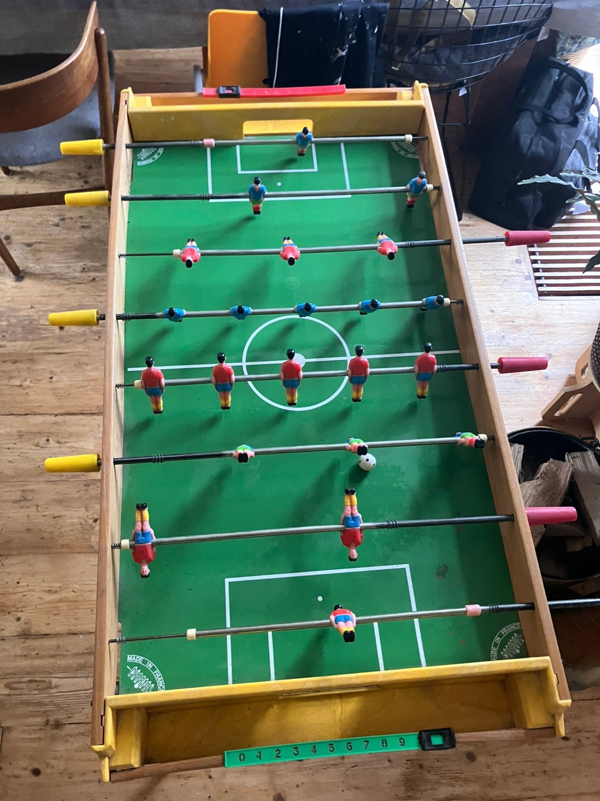 Vintage tafelvoetbalspel, Kinderen en Baby's, Ophalen, Gebruikt