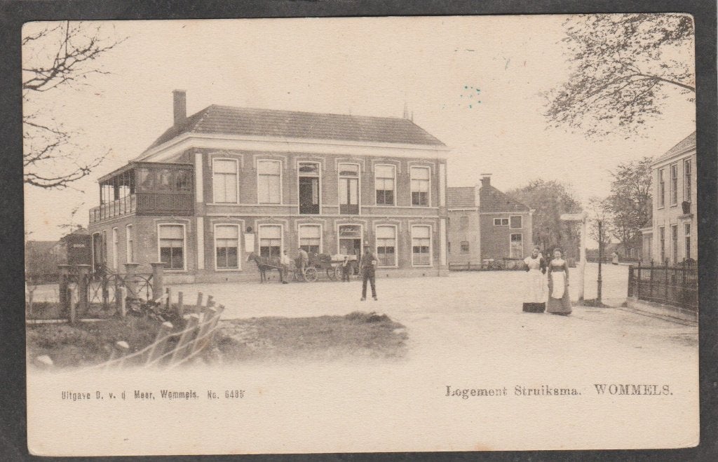 wommels  logement struiksma, Verzenden, Voor 1920, Ongelopen, Friesland