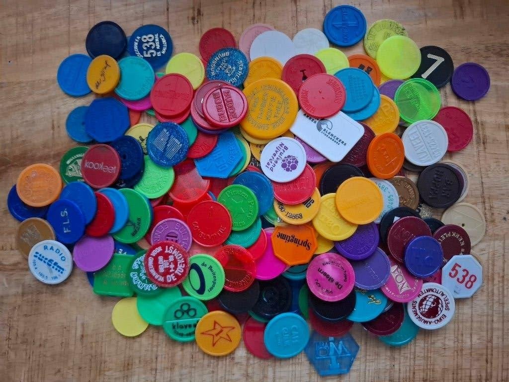 Ruim 200 verschillende consumptiemunten, consumptie munten, Ophalen of Verzenden, Gebruikt