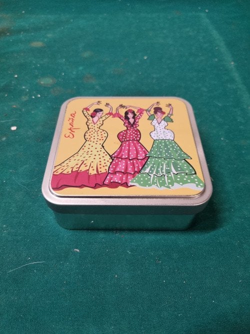 blik snoepjes espanja, Verzamelen, Blikken, Ophalen of Verzenden