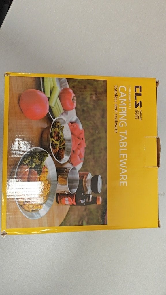CLS Camping RVS kookset 16-delig incompleet, Ophalen of Verzenden, Nieuw