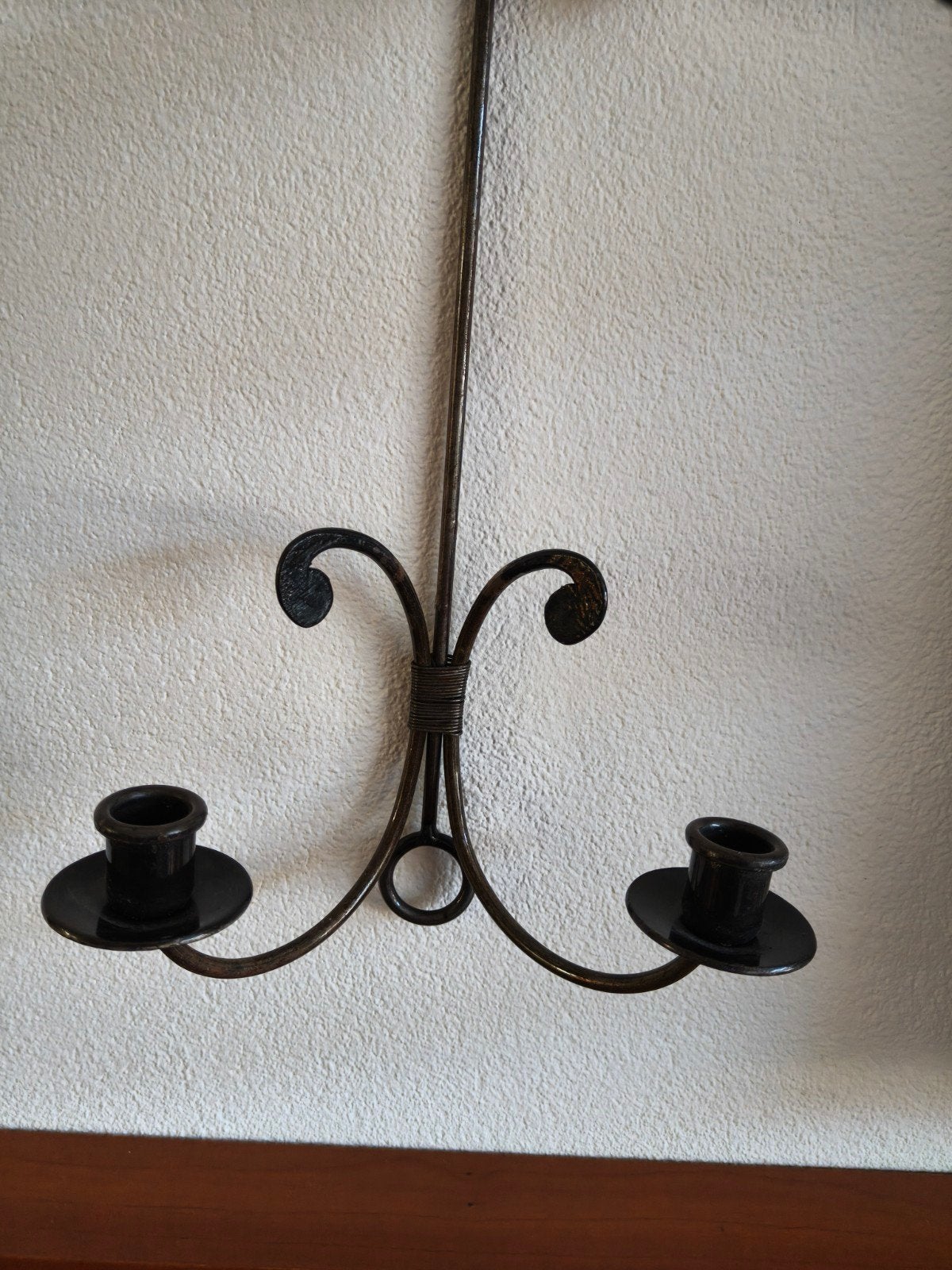 wand kaarsen kandelaar, Antiek en Kunst, Ophalen of Verzenden, Koper of Brons