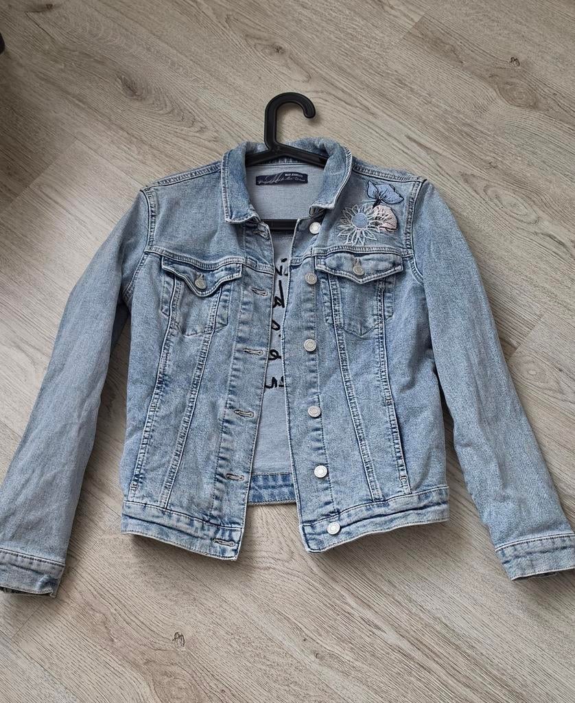 Dames spijkerjas maat XS, Ophalen, Zo goed als nieuw, Maat 34 (XS) of kleiner, Blauw