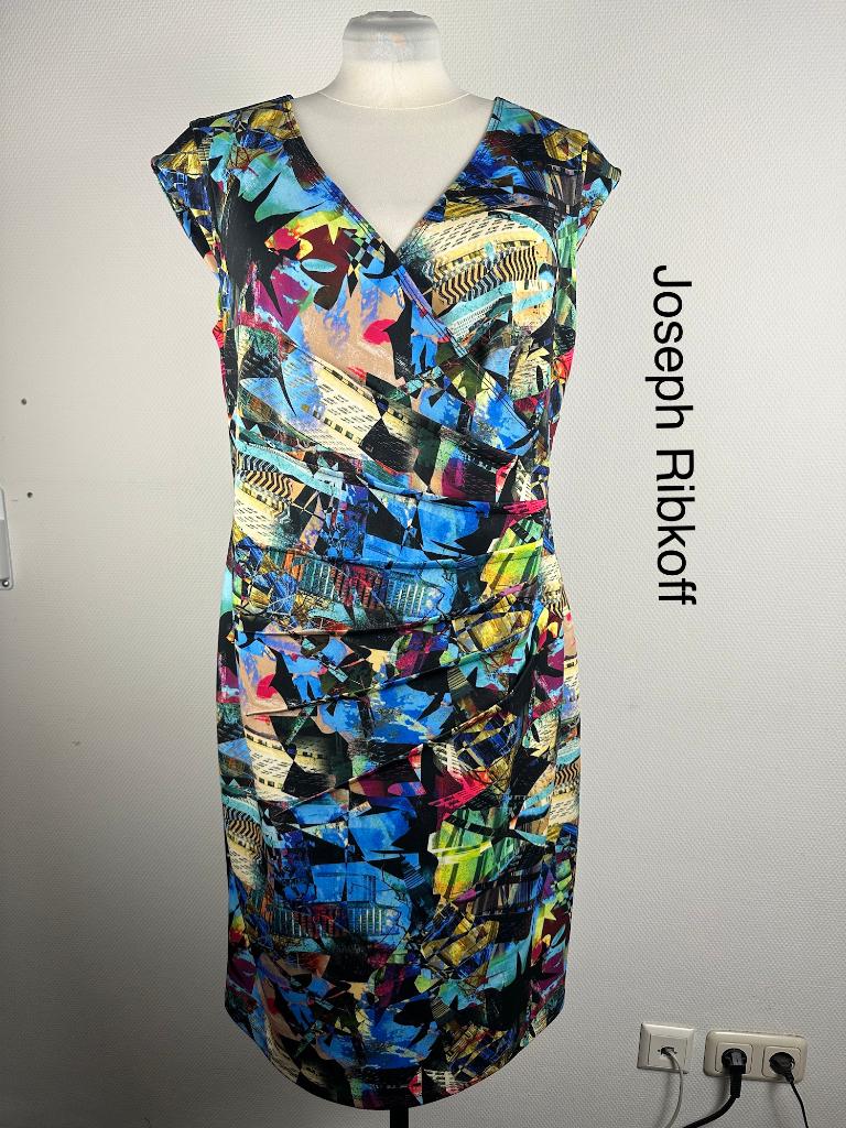 Joseph Ribkoff Jurk  (mt: 48) 17,1/58, Joseph Ribkoff, Joseph Ribkoff, Zwart, Maat 46/48 (XL) of groter