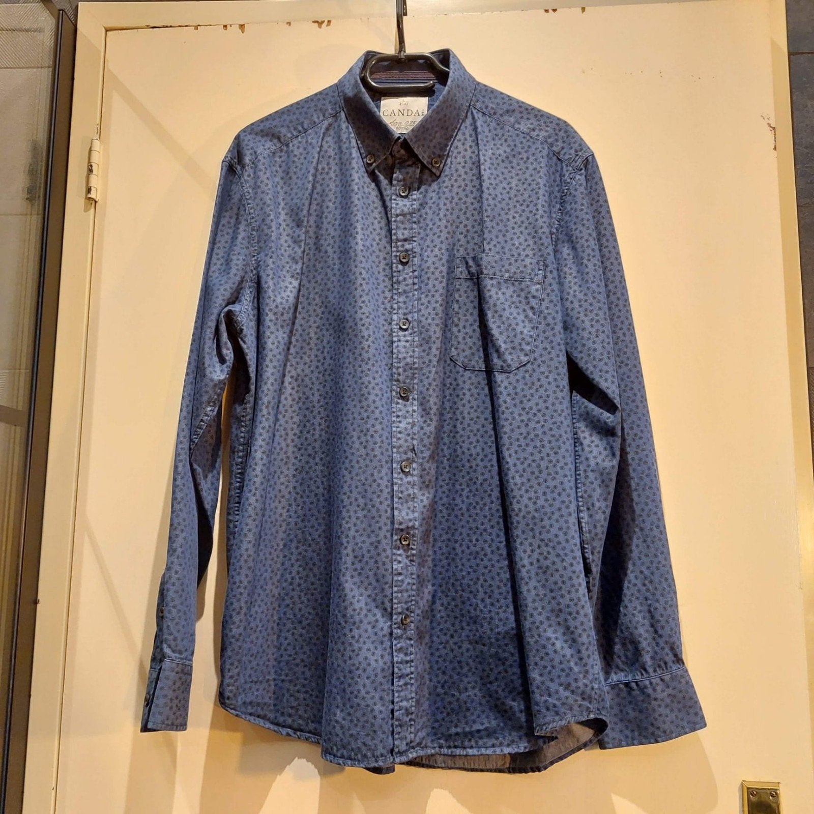 Overhemd van het merk Canda. Maat L. 41/42, Verzenden, Nieuw, Blauw, Halswijdte 41/42 (L)