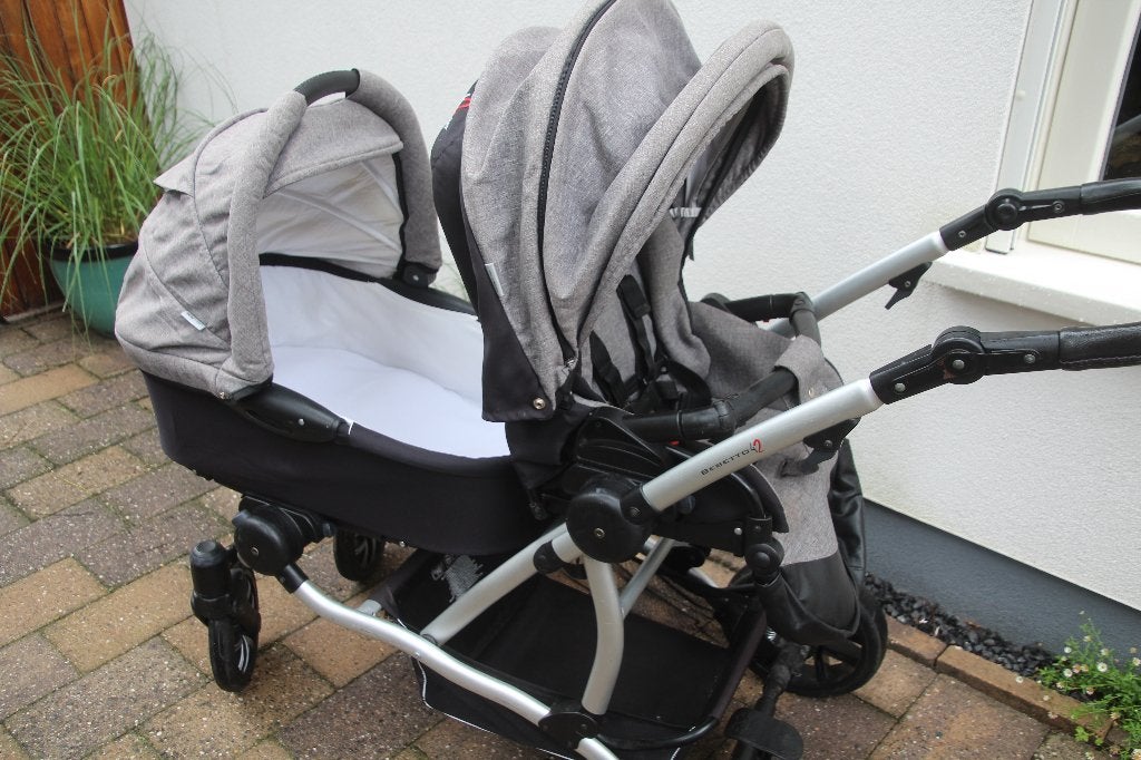 Foto 3 van Tweeling kinderwagen/Duo kinderwagen Bebetto 42