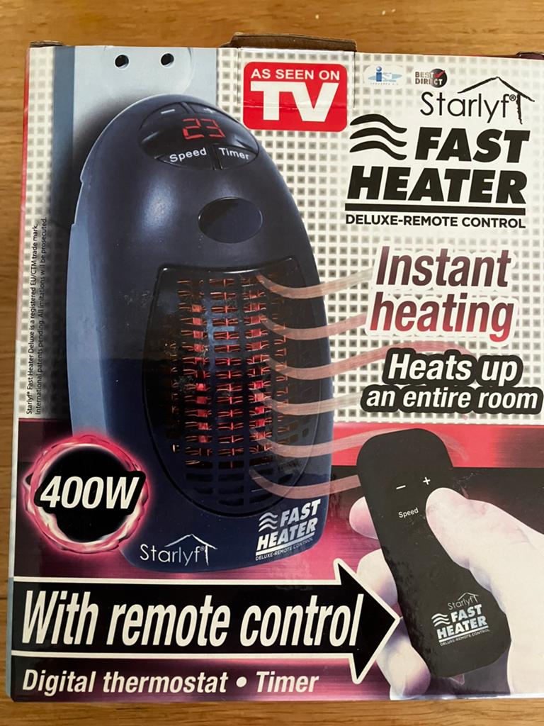 Starlyf Fast Heater - Elektrische Kachel 400W, Huis en Inrichting, Kachels, Ophalen of Verzenden, Zo goed als nieuw, Elektrisch