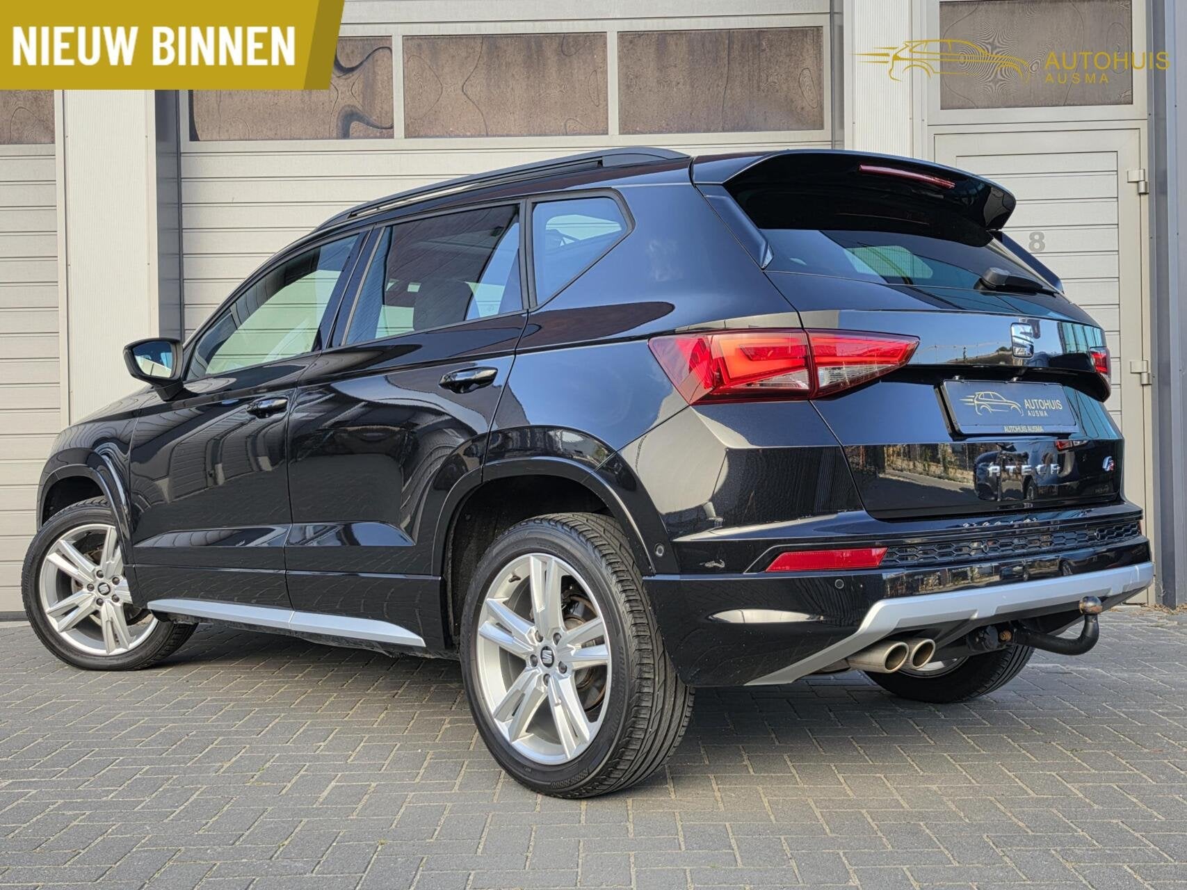 Seat Ateca 1.5 TSI FR ACC/Pano/Trekhaak/Virtual/Alcantara/Le, Auto's, Seat, Voorwielaandrijving, Dealer onderhouden, Zwart, 4 cilinders