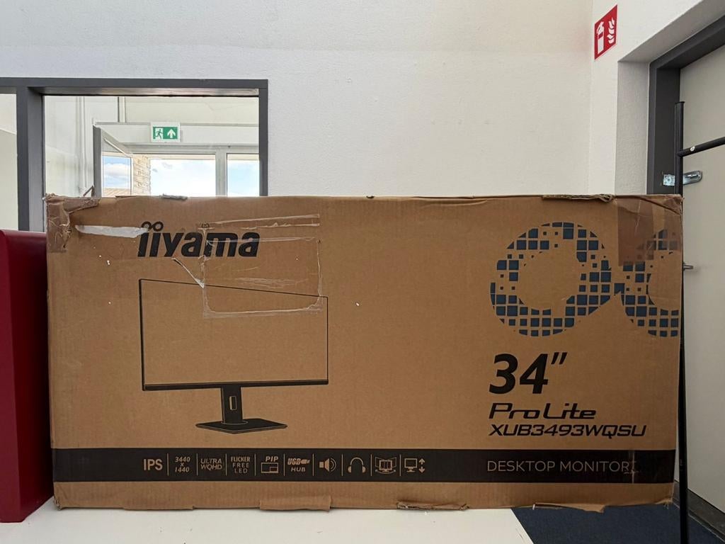 iiyama ProLite XUB3493WQSU-B6 - 34 inch WQHD IPS Monitor